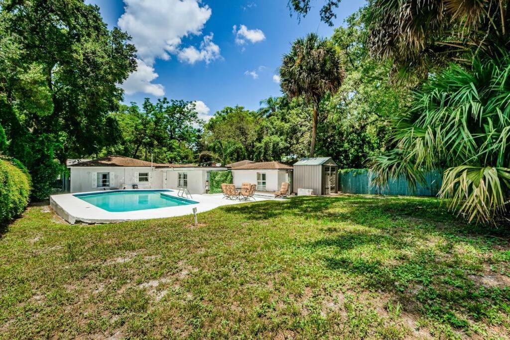 Villa Beautiful Pool House In Old Seminole Heights! Tampa Exterior foto